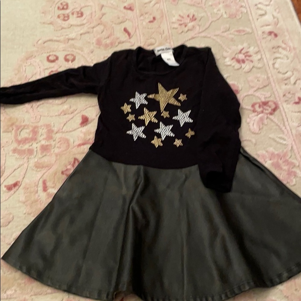 Rock Candy gold silver star dress sz 4T